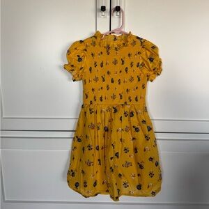 Janie and Jack Yellow Floral Kids Dress